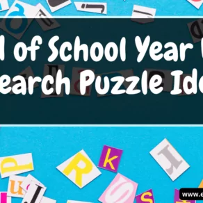 End of school year puzzles