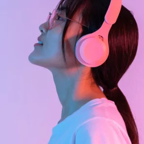Over ear headphones